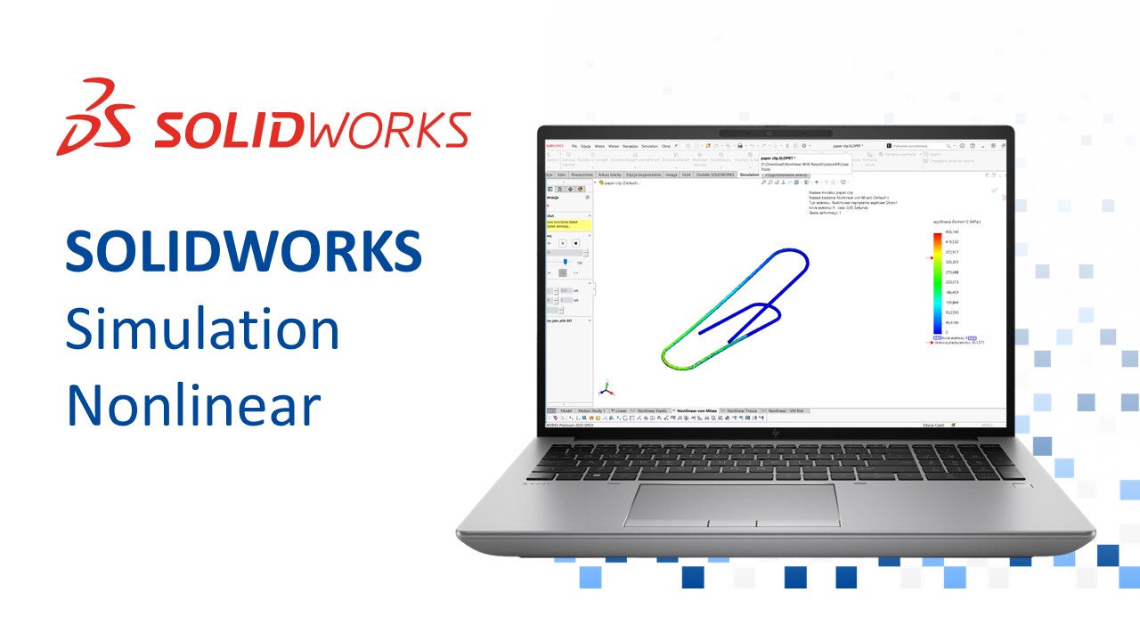 SOLIDWORKS Simulation Premium - Nieliniowość